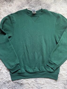 Vintage Soffe Men's Crewneck Sweatshirt - Dark Green